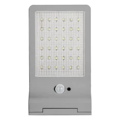 OSRAM LED-solcelle-udendørs væglampe DOORLED, sølv Sensor IP44