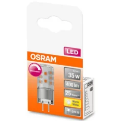 OSRAM LED-stiftsokkelpære GY6.35 4,5W 2.700 K dæmpbar