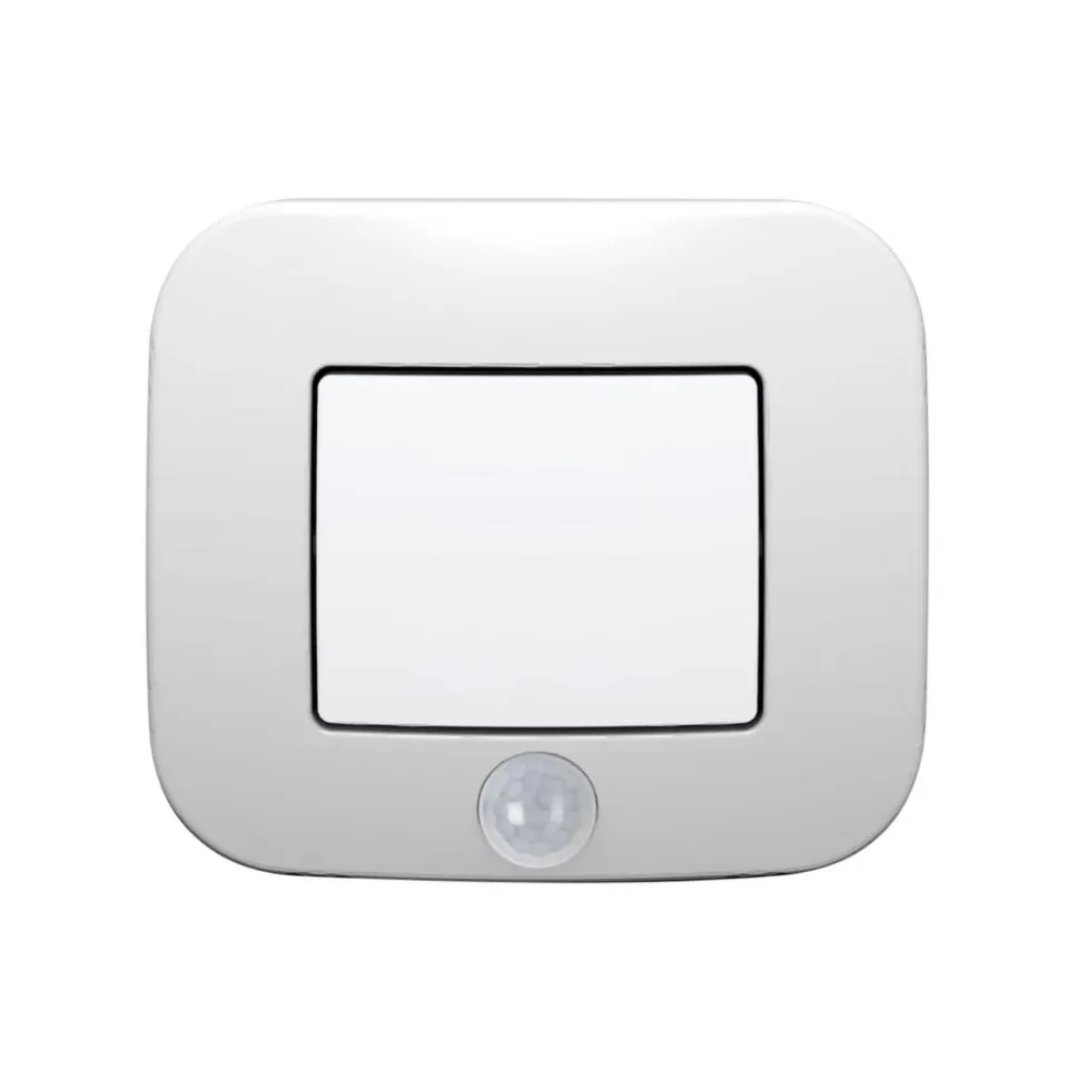 OSRAM LED-stikkontakt-natlampe LUNETTA HALL PIR-sensor hvid