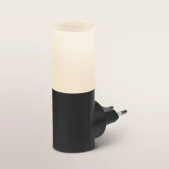 OSRAM LED-stikkontakt-natlampe LUNETTA FLARE sort Sensor