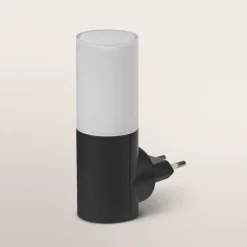 OSRAM LED-stikkontakt-natlampe LUNETTA FLARE sort Sensor