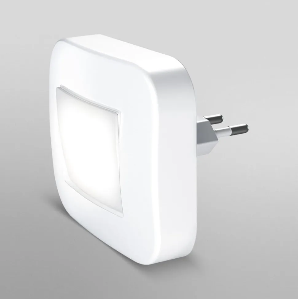 OSRAM LED-stikkontakt-natlampe LUNETTA HALL, hvid, sensor