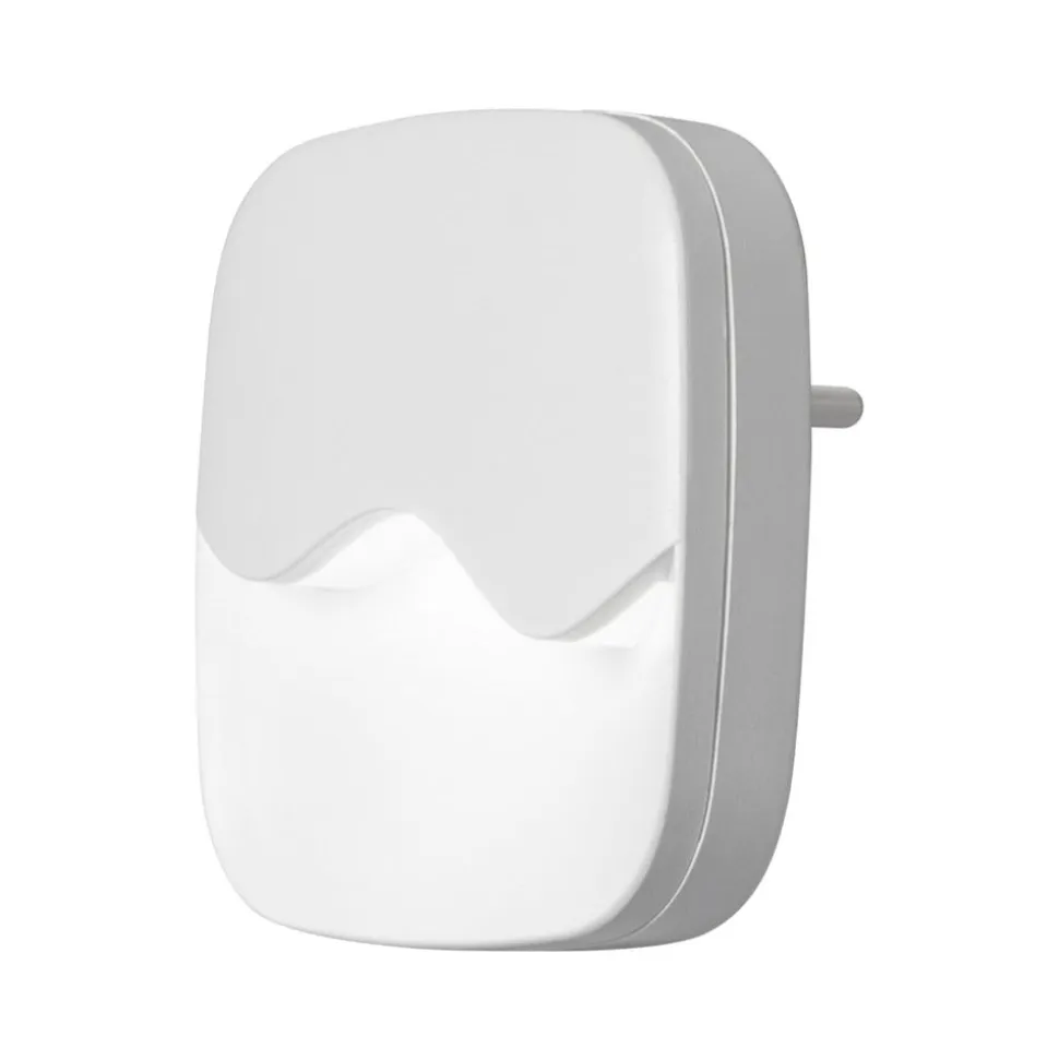 OSRAM LED-stikkontakt-natlampe LUNETTA WAVE, hvid, sensor