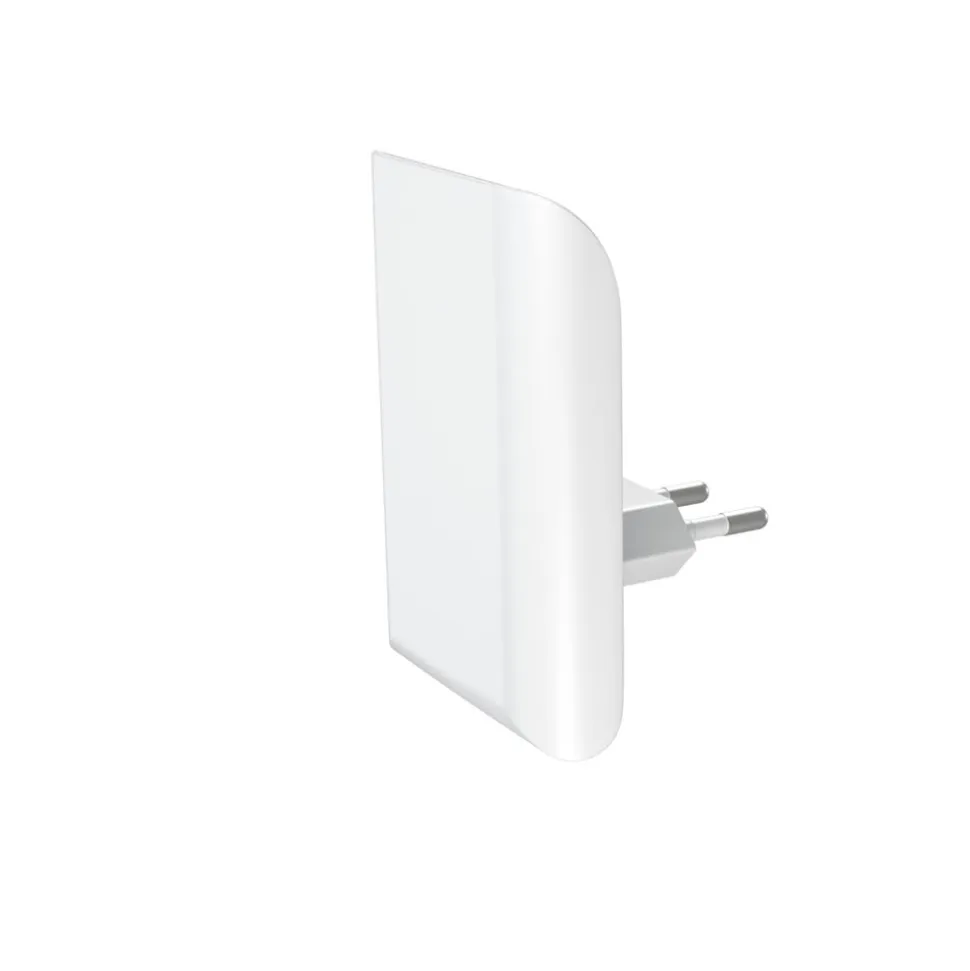 OSRAM LED-stikkontakt-natlampe LUNETTA GLOW hvid plast