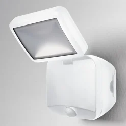 OSRAM LED-udendørs vægspot DOUBLE, 1 lyskilde, hvid, batteri