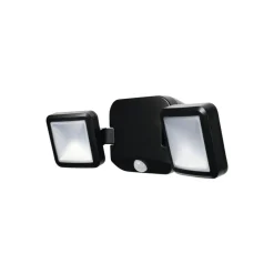 OSRAM LED-udendørs vægspot DOUBLE, sort 2 lyskilder, batteri