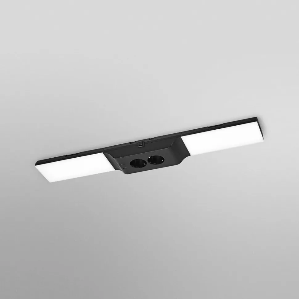 OSRAM LED-underskabsbelysning Socket sort 3.000K dæmpbar stikkontakter