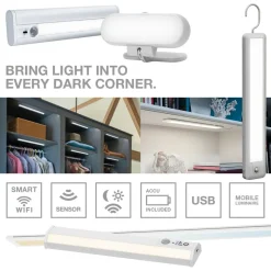 OSRAM LED-underskabsbelysning Panel 30 x 20 cm sort CCT dæmpbar