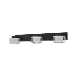 OSRAM LED-væglampe ORBIS FLAME, sort, 3 lyskilder, CCT IP44