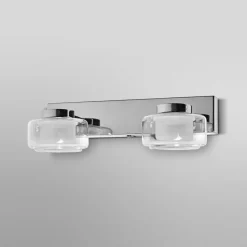 OSRAM LED-væglampe ORBIS FLAME, krom, 2 lyskilder, CCT, IP44