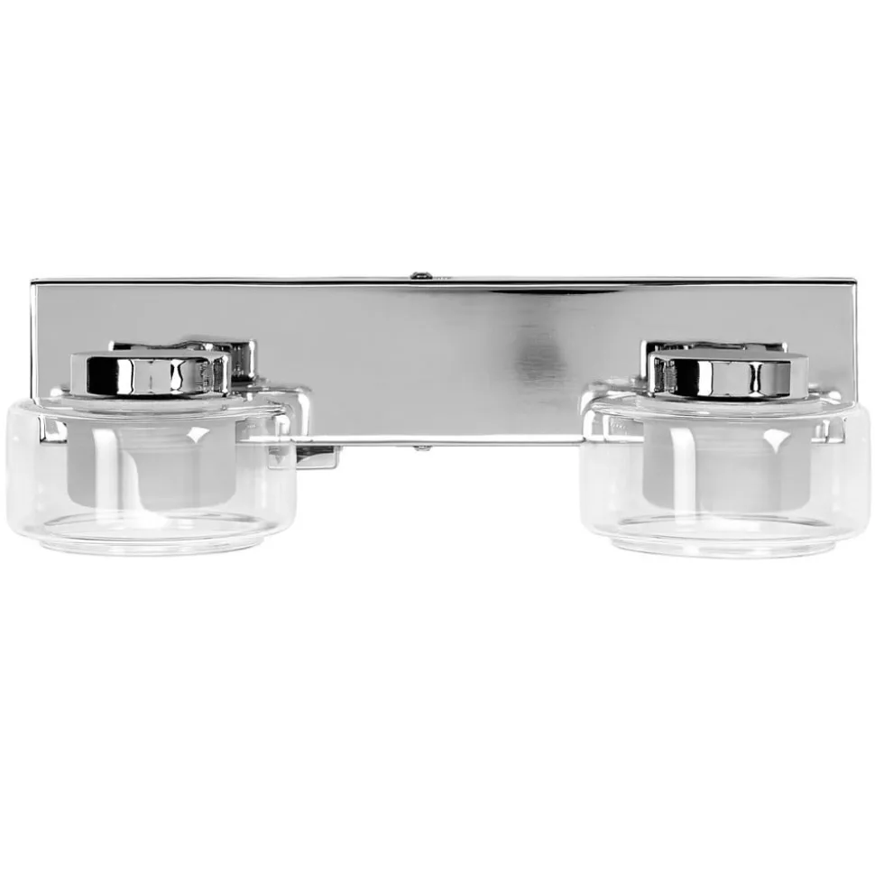 OSRAM LED-væglampe ORBIS FLAME, krom, 2 lyskilder, CCT, IP44