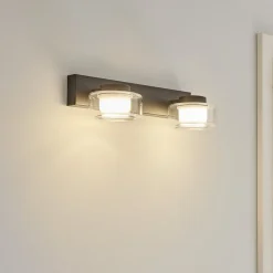 OSRAM LED-væglampe ORBIS FLAME, sort, 2 lyskilder, CCT IP44