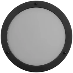 OSRAM loftlampe BATHROOM, sort Ø 31 cm metal/glas IP44