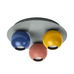 OSRAM loftlampe Decor Bubble, 3 lyskilder, stål, farvet, E27