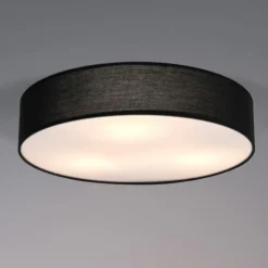 OSRAM loftlampe ORBIS PARIS, sort, Ø 40 cm tekstil E27