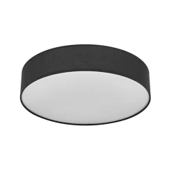 OSRAM loftlampe ORBIS PARIS, sort, Ø 40 cm tekstil E27
