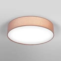 OSRAM loftlampe ORBIS PARIS, brun, Ø 40 cm, tekstil, E27