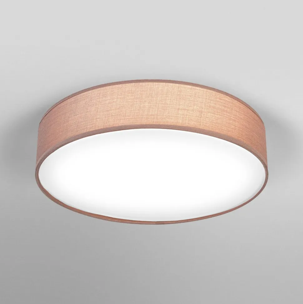 OSRAM loftlampe ORBIS PARIS, brun, Ø 40 cm, tekstil, E27