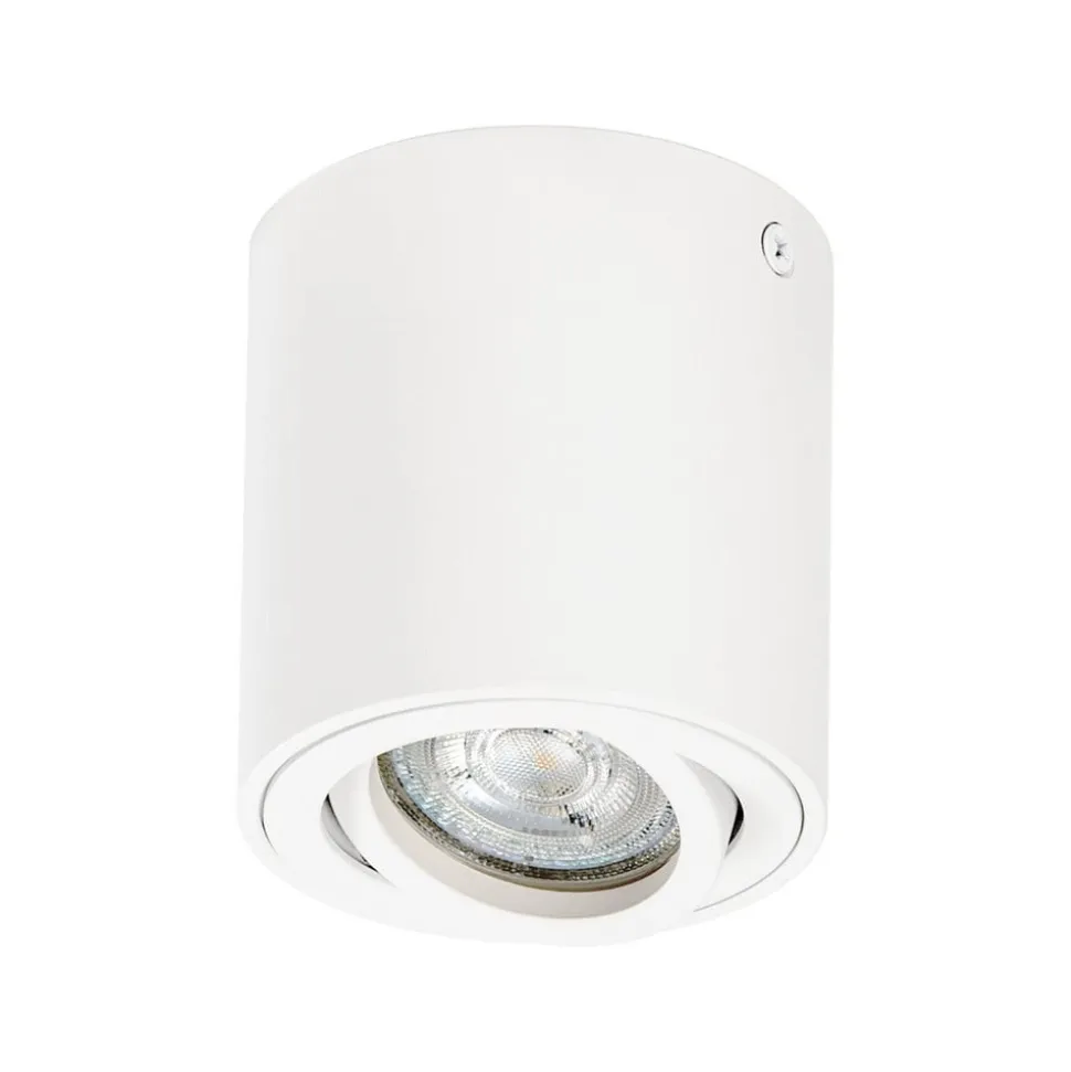 OSRAM loftspotter ROUND, hvid, Ø 8 cm, metal, GU10