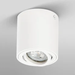 OSRAM loftspotter ROUND, hvid, Ø 8 cm, metal, GU10
