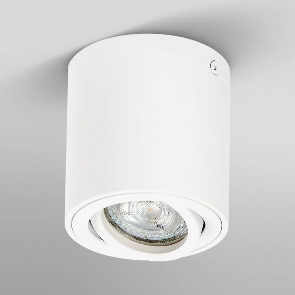 OSRAM loftspotter ROUND, hvid, Ø 8 cm, metal, GU10