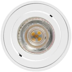 OSRAM loftspotter ROUND, hvid, Ø 8 cm, metal, GU10