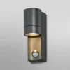 OSRAM Sensor-udendørs væglampe ENDURA CLASSIC ISIDOR mørkegrå
