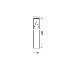 OSRAM SMART+ LED-solcellelampe ALPS, sort sensor IP44