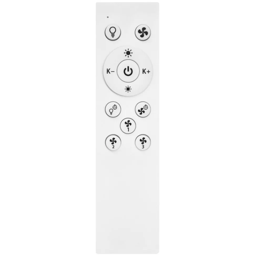 OSRAM SMART+ WiFi LED-loftventilator CYLINDER, grå, støjsvag