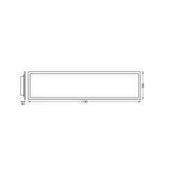 OSRAM SMART+ WiFi LED-panel PLANON MAGIC hvid 120 cm RGB CCT
