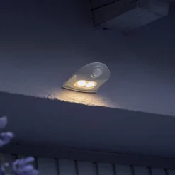 OSRAM udendørs LED-væglampe DOORLED DOWN, hvid, sensor, batteri