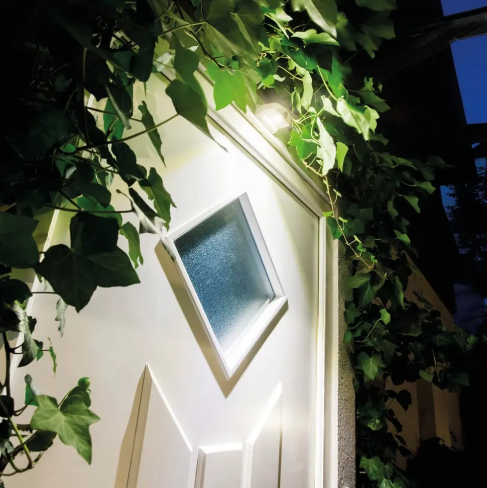 OSRAM udendørs LED-væglampe DOORLED DOWN, hvid, sensor, batteri