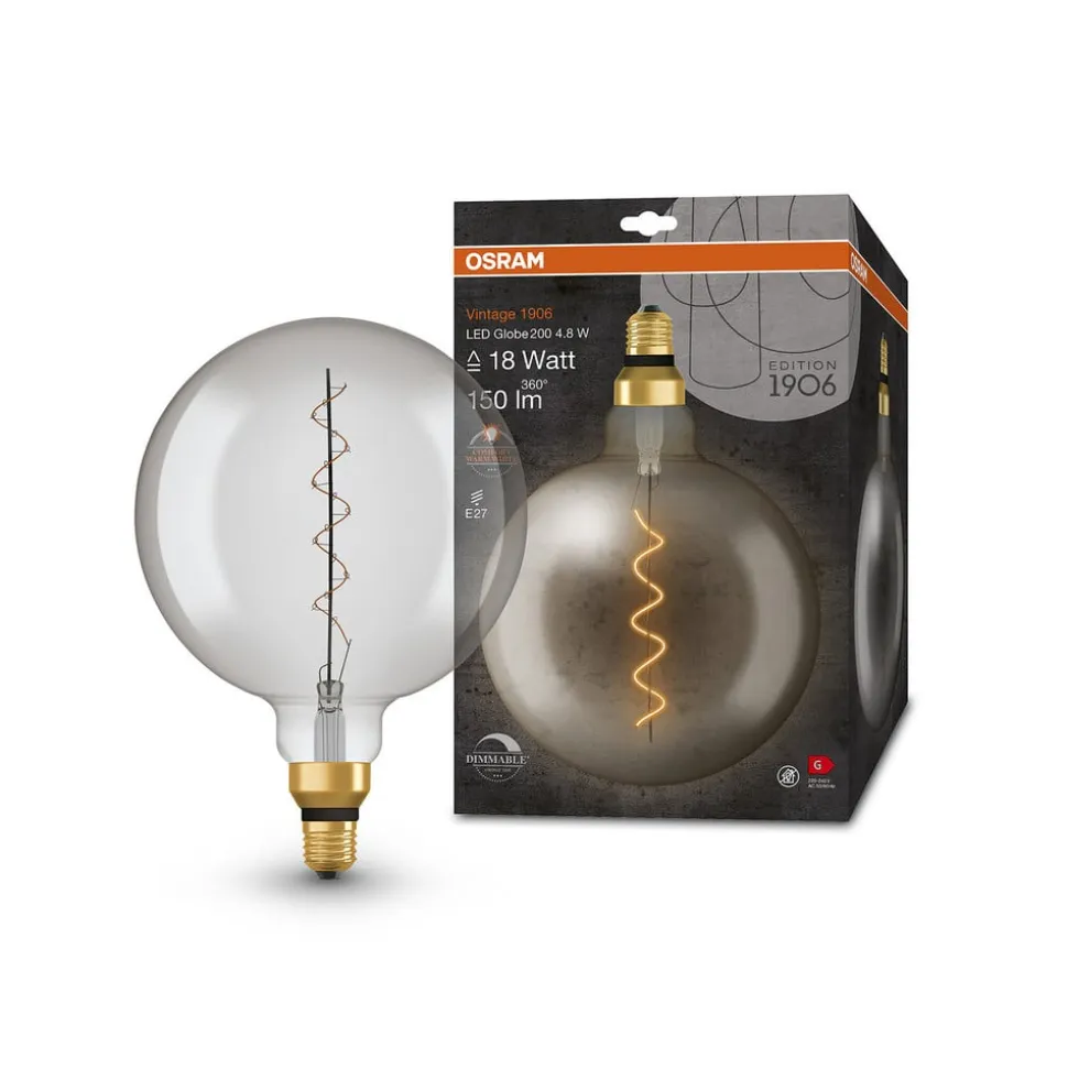 OSRAM Vintage 1906 E27 4,8W LED G200 818 dæmpbar
