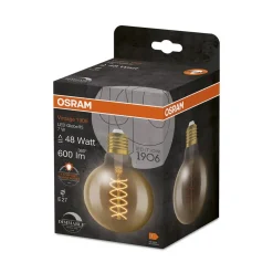 OSRAM Vintage 1906 E27 7W LED G95 822 guld dæmpbar