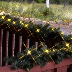 OTTAWA pynteguirlande, granlook, 2,7 m, LED hvid