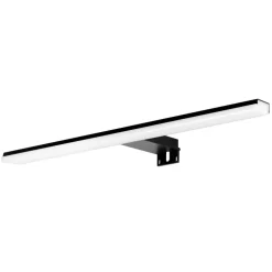 Pandora LED-spejlbelysning, mat sort, 30,8 cm