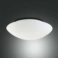 Pandora loftlampe, Ø 46 cm, glas, hvid