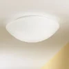 Pandora loftslampe, Ø 36 cm, glas, hvid