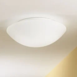 Pandora loftslampe, Ø 36 cm, glas, hvid