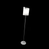Papiro gulvlampe, sølv