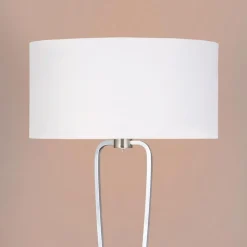PARIS den flotte gulvlampe i nikkel
