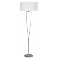 PARIS den flotte gulvlampe i nikkel