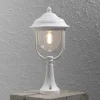 Parma sokkellampe, hvid