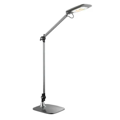 Pattaya LED-bordlampe, sølvgrå led, dim CCT