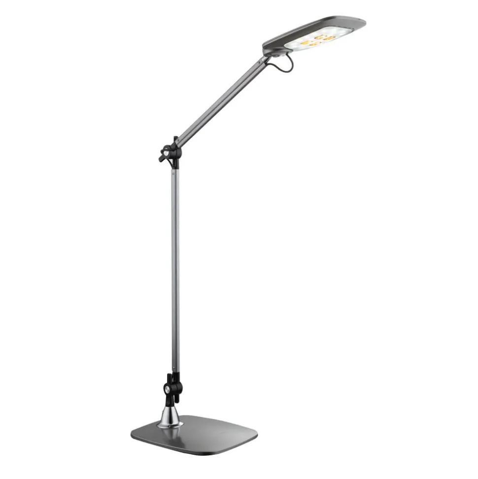 Pattaya LED-bordlampe, sølvgrå led, dim CCT
