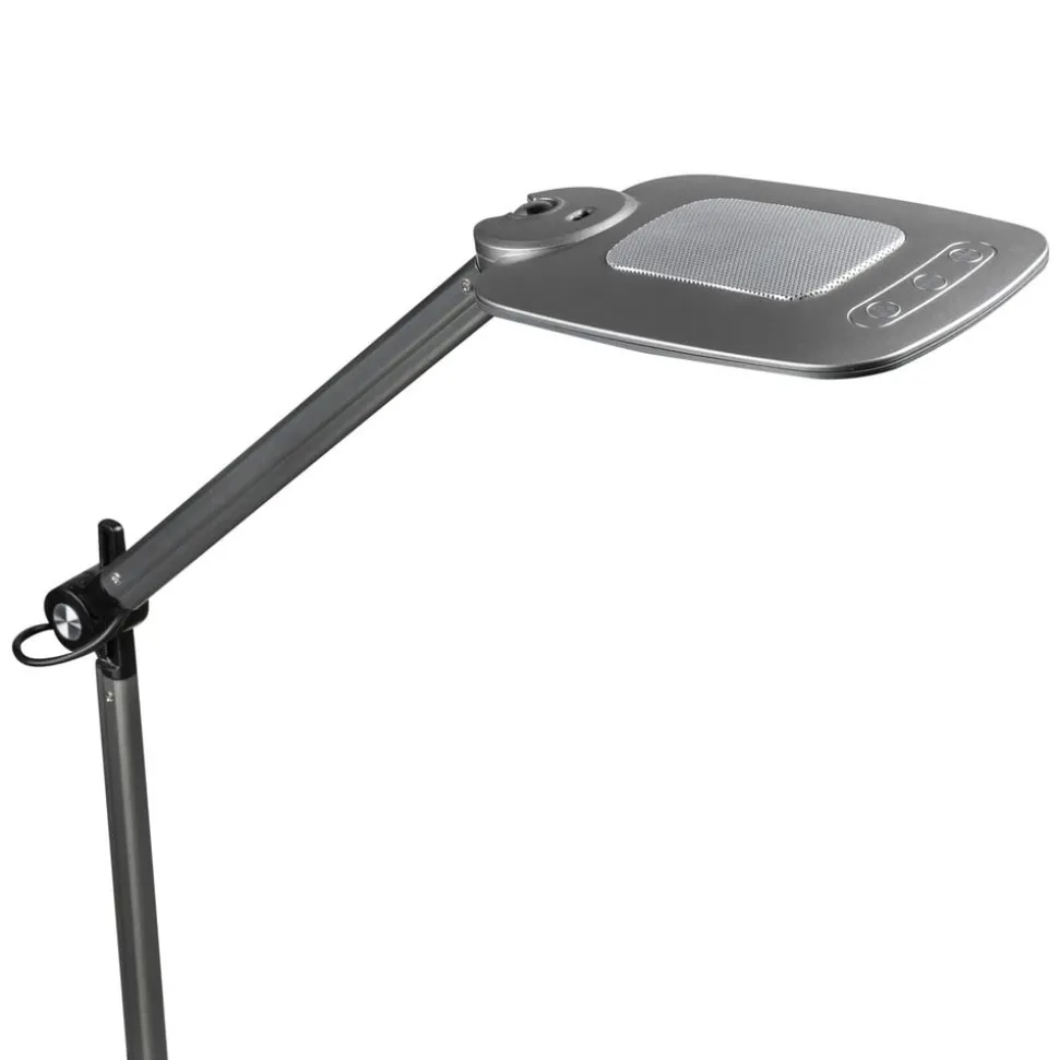 Pattaya LED-bordlampe, sølvgrå led, dim CCT