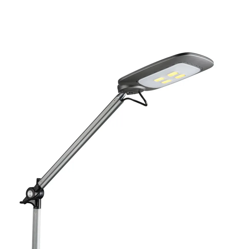 Pattaya LED-bordlampe, sølvgrå led, dim CCT