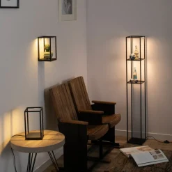 Paul Neuhaus Contura LED-bordlampe i sort
