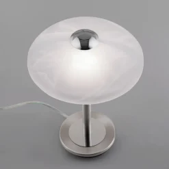 Paul Neuhaus Enova bordlampe, stålfarvet