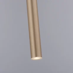 Paul Neuhaus Flute LED-hængelampe 1 lyskilde messing